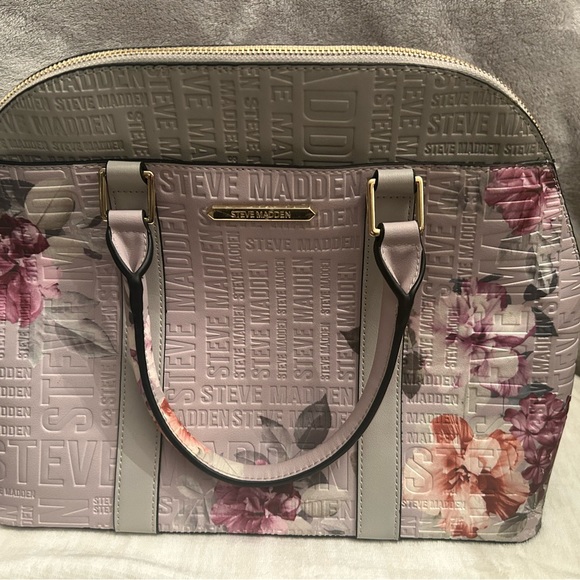 Steve Madden gray floral purse - Picture 8 of 9